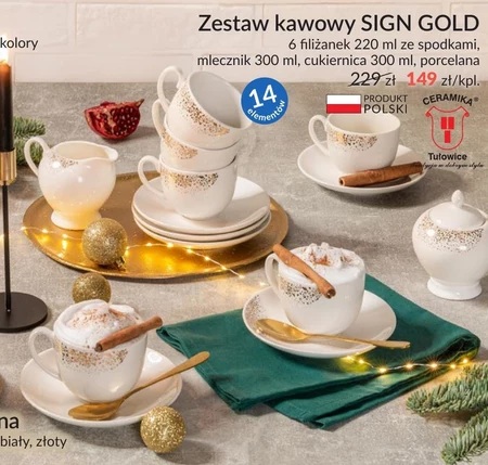 Zestaw kawowy Ceramika Tułowice