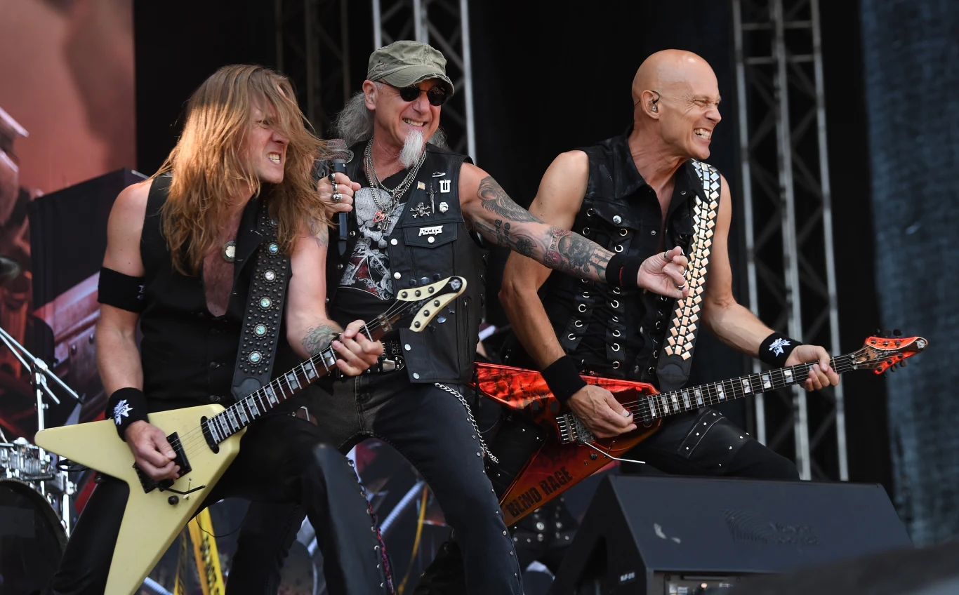 Accept w akcji: Uwe Lulis, Mark Tornillo i Wolf Hoffmann Accept w akcji: Uwe Lulis, Mark Tornillo i Wolf Hoffmann