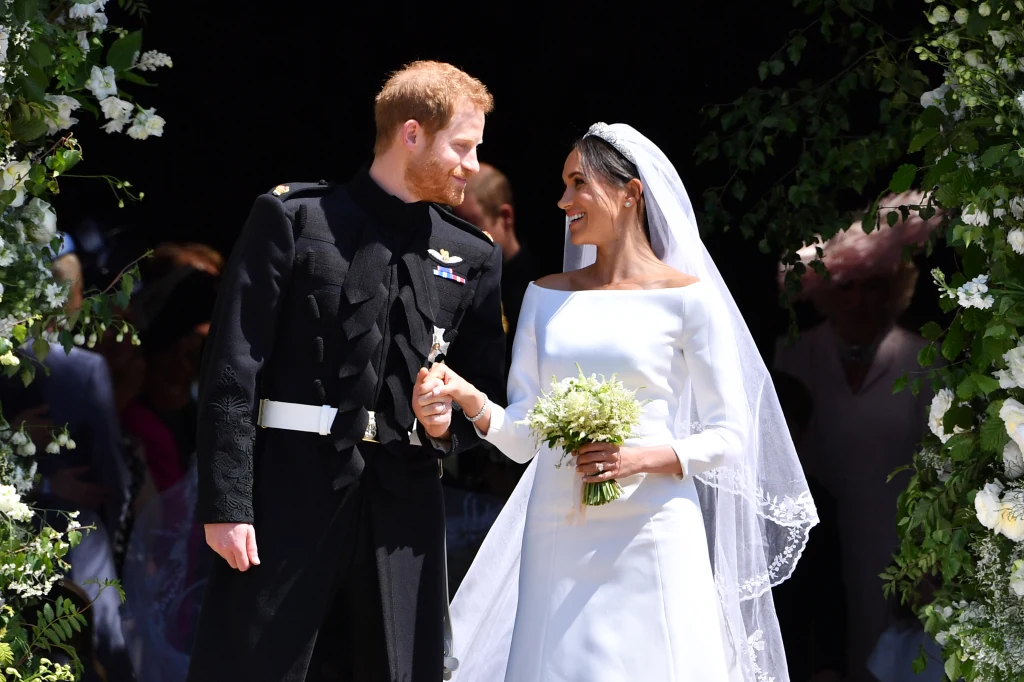 Książę Harry i Meghan Markle w dniu ślubu Książę Harry i Meghan Markle w dniu ślubu