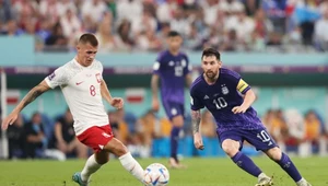 Damian Szymański i Lionel Messi