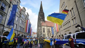 Proukraińska demonstracja w Niemczech podczas szczytu G7