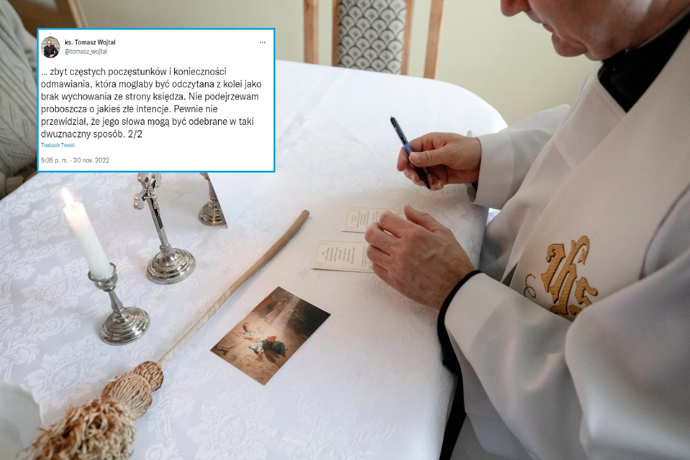 Ksiądz mówił, jak ma wyglądać kolęda. Jest komentarz kurii Ksiądz mówił, jak ma wyglądać kolęda. Jest komentarz kurii