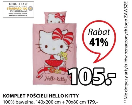 Zestaw pościeli Hello Kitty