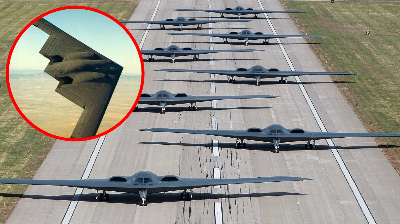 USA uruchomiły całą flotę superbombowców B-2 Spirit USA uruchomiły całą flotę superbombowców B-2 Spirit