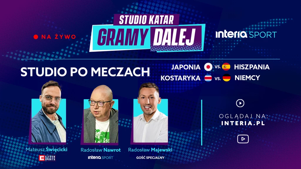 Gościem specjalnym czwartkowego "Studia Katar" będzie Radosław Majewski Gościem specjalnym czwartkowego "Studia Katar" będzie Radosław Majewski