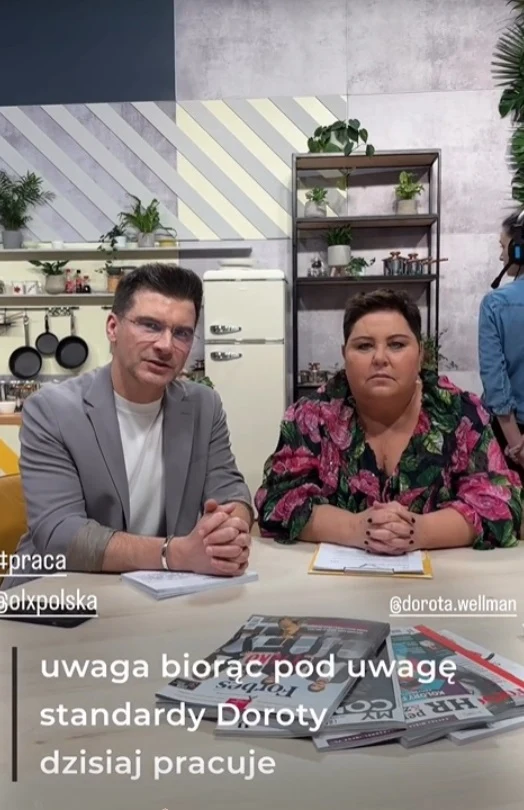 Dorota Wellman i Tomasz Kammel. Dorota Wellman i Tomasz Kammel.