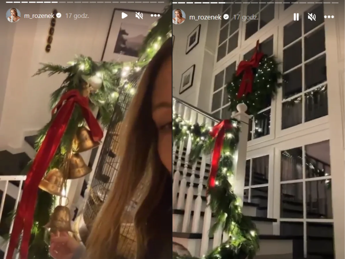 Małgorzata Rozenek-Majdan gotowa na święta. Już udekorowała dom!