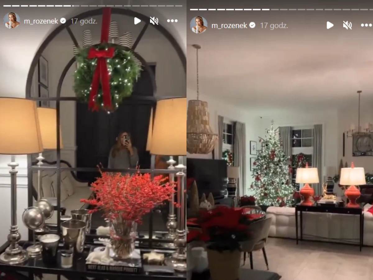 Małgorzata Rozenek-Majdan gotowa na święta. Już udekorowała dom!