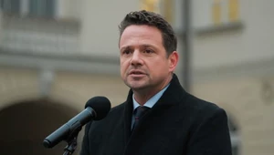 Rafał Trzaskowski na konferencji prasowej
