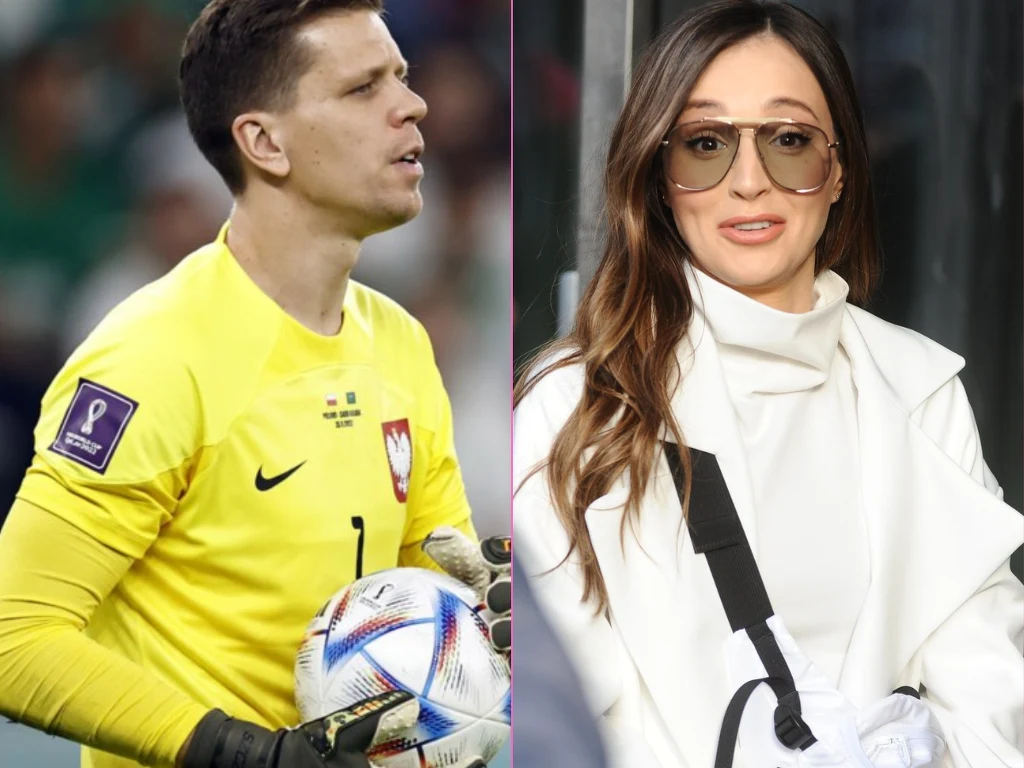 Wojtek Szczęsny i Marina Łuczenko-Szczęsna