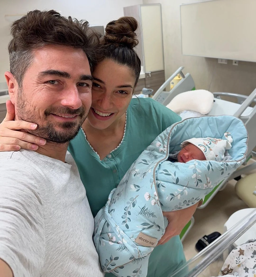 Lenka Klimentova i Jan Kliment z synem Cristianem