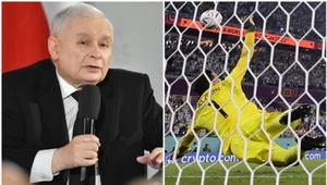 Jarosław Kaczyński został zapytany o swój typ przed meczem Polska-Francja. 
