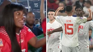 Niesamowite sceny w Katarze. Matka piłkarza szaleje z fanami