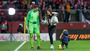 Wojciech Szczęsny, Marina i Liam są już razem w Katarze - zdjęcie z 2019 r.