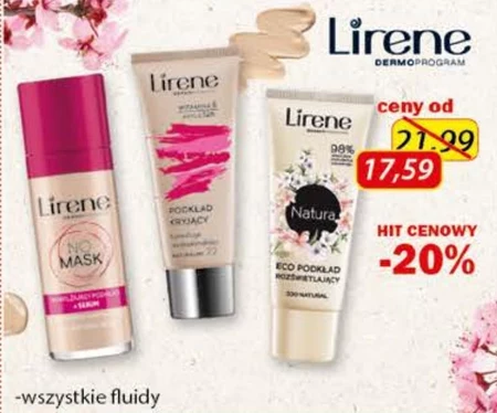 Lirene Shiny Touch 16h Fluid rozświetlający 104 naturalny 30 ml