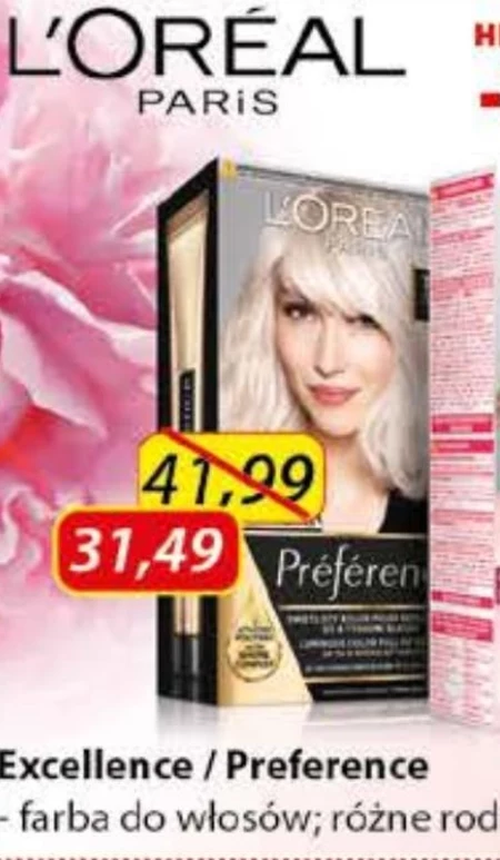 L'Oréal Paris Préférence Farba do włosów bardzo bardzo jasny perłowy blond 102 Sydney