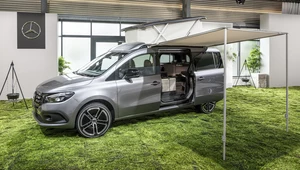 Mercedes Concept EQT Marco Polo – kamper w skórze kombivana