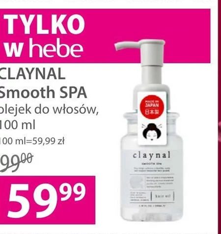 Olejek do włosów Claynal Smooth SPA