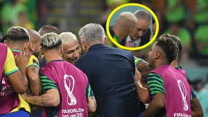 Trener Brazylii poderwany do tańca! "Canarinhos" bawią się na mundialu [WIDEO]