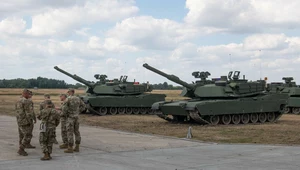 Szkolenie polskich żołnierzy na czołgach Abrams