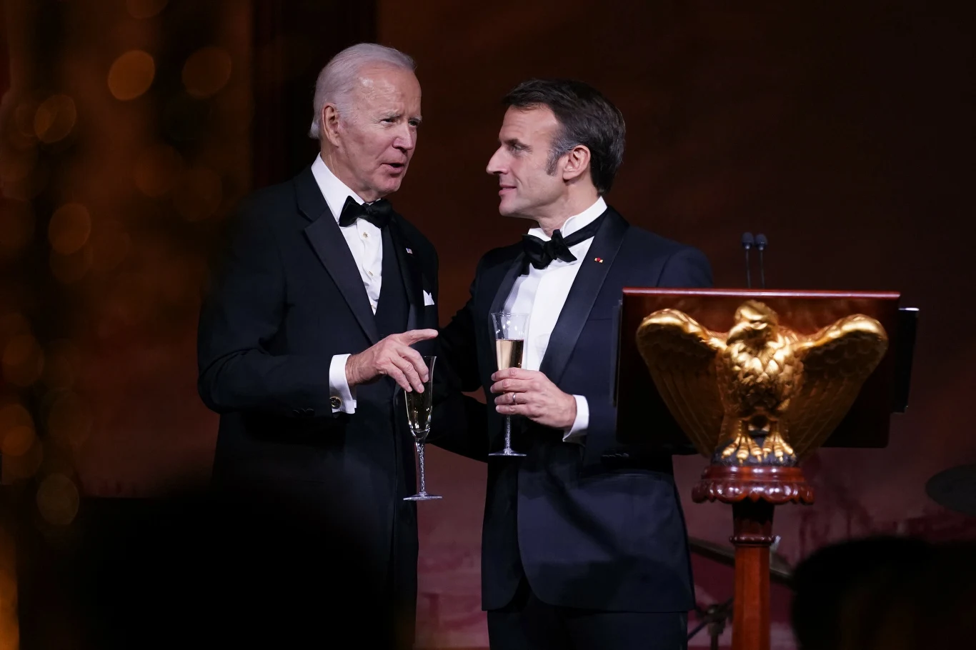 Prezydenci Stanów Zjednoczonych i Francji: Joe Biden i Emmanuel Macron Prezydenci Stanów Zjednoczonych i Francji: Joe Biden i Emmanuel Macron