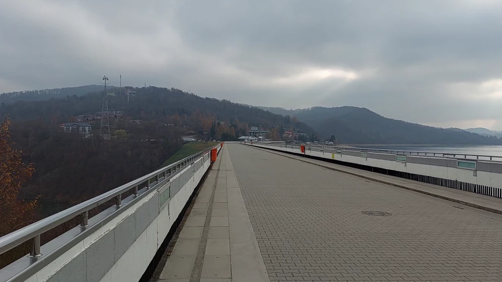 Zapora w Solinie, gdzie znaleziono auto Marka Zapora w Solinie, gdzie znaleziono auto Marka