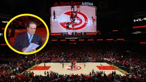 NBA. Związany z Atlanta Hawks komentator Bob Rathbun doznał nagłego ataku tuż przed meczem "Jastrzębi"