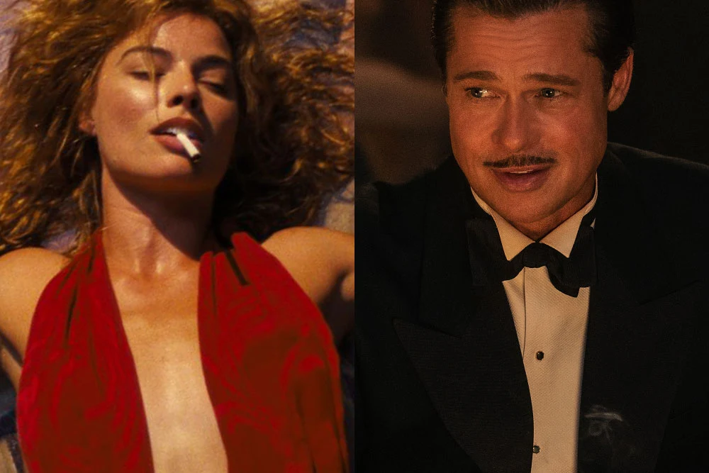 Margot Robbie i Brad Pitt w filmie "Babilon" Margot Robbie i Brad Pitt w filmie "Babilon"