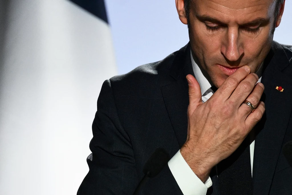 Prezydent Francji Emmanuel Macron Prezydent Francji Emmanuel Macron
