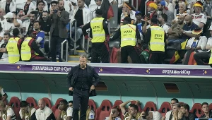 Trener Hansi Flick podczas mundialu 2022