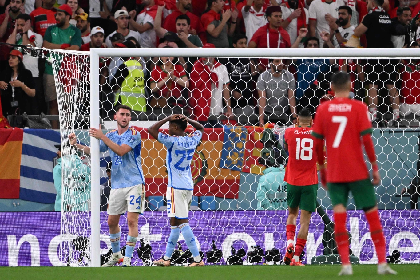 Hiszpania przegrywa z Marokiem na mundialu 2022 Hiszpania przegrywa z Marokiem na mundialu 2022