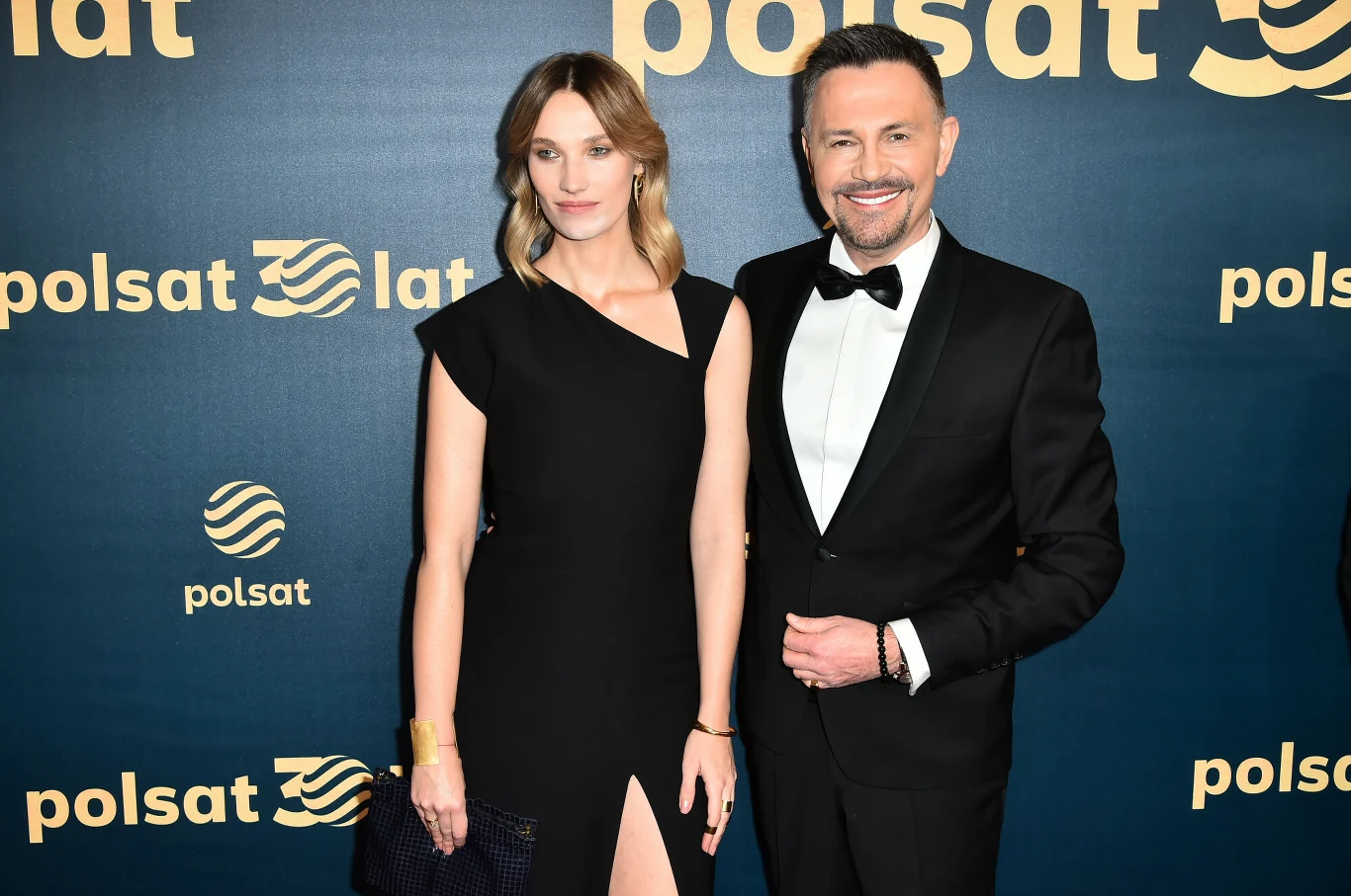 Krzysztof Ibisz z młodszą o 27 lat żoną na gali z okazji 30-lecia Telewizji Polsat Krzysztof Ibisz z młodszą o 27 lat żoną na gali z okazji 30-lecia Telewizji Polsat