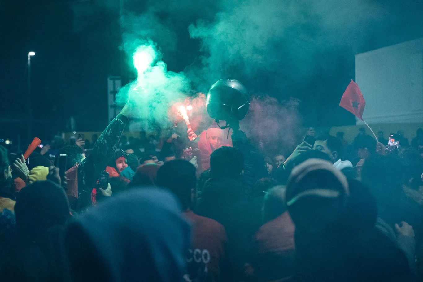Kibice reprezentacji Maroka