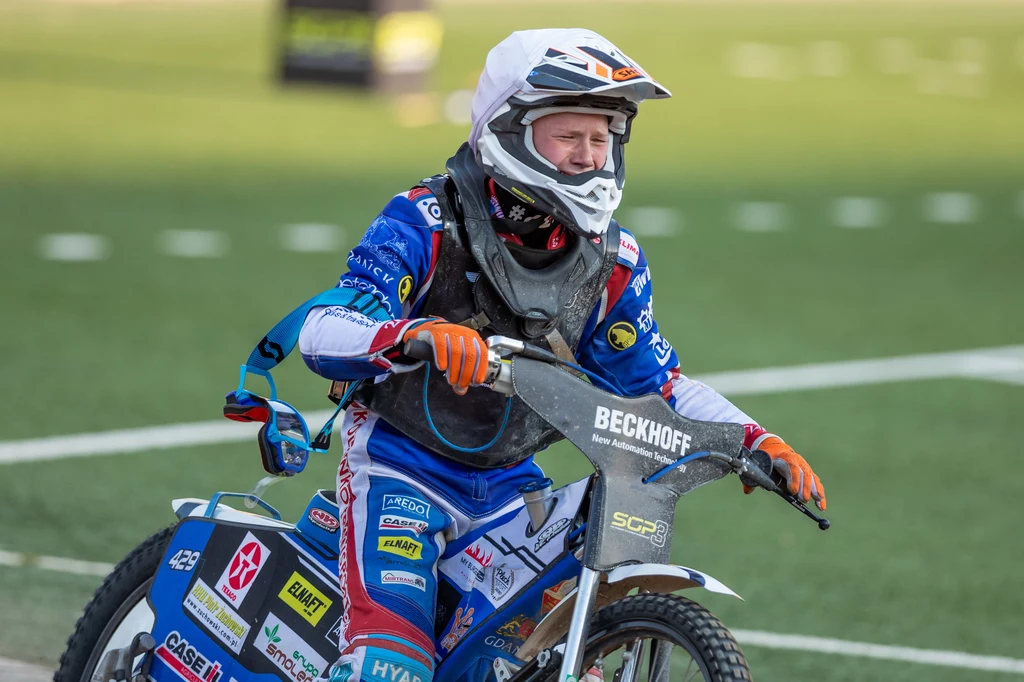 Antoni Kawczyński w zawodach SGP3 Antoni Kawczyński w zawodach SGP3