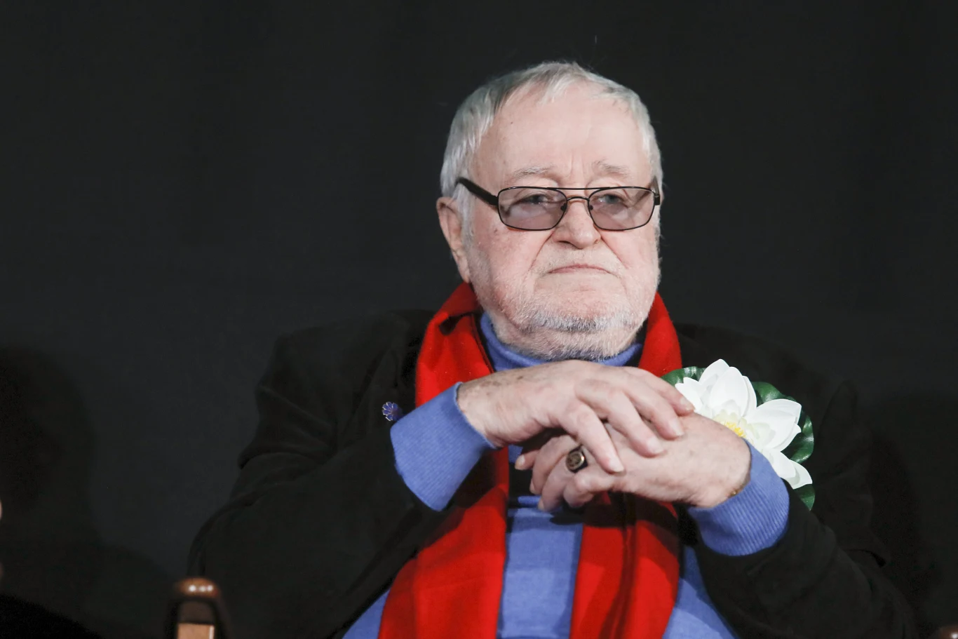 Ostatnią rolą Jana Nowickiego był udział w filmie Krzysztofa Zanussiego "Liczba doskonała". Film został zrealizowany w 2022 roku i czeka na kinową premierę. Na zdjęciu Jan Nowicki w lutym 2022 roku.