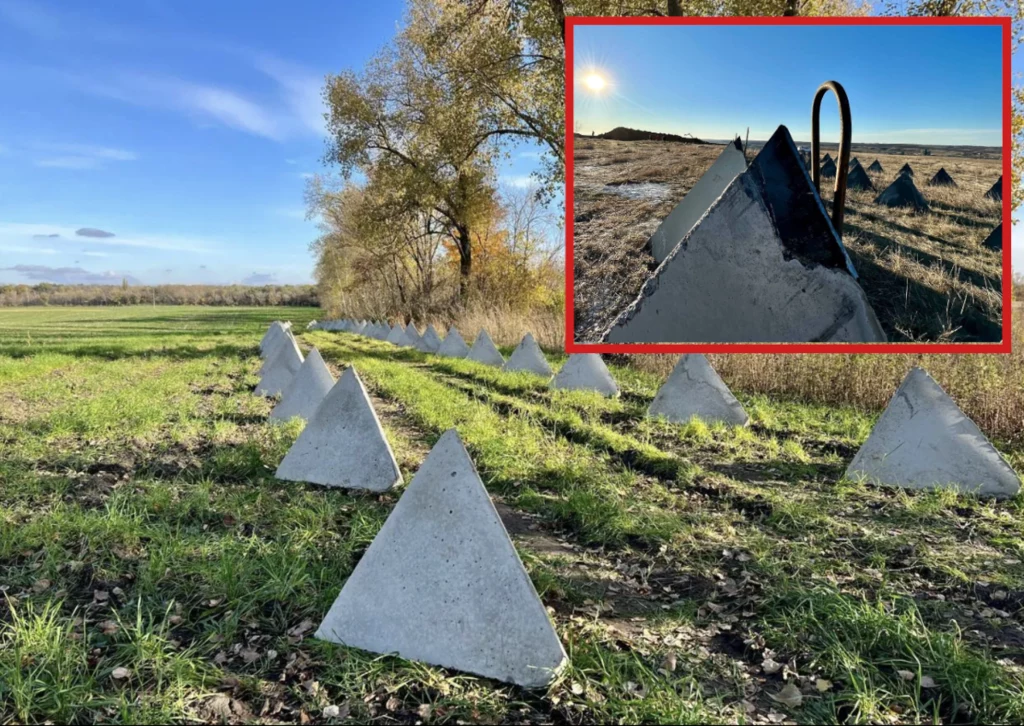 Najnowsze zdjęcia Linii Wagnera pokazują, że rosyjskie fortyfikacje nie potrzebują ukraińskiego ataku, aby się rozpadać. Na to wystarczy zwykła pogoda