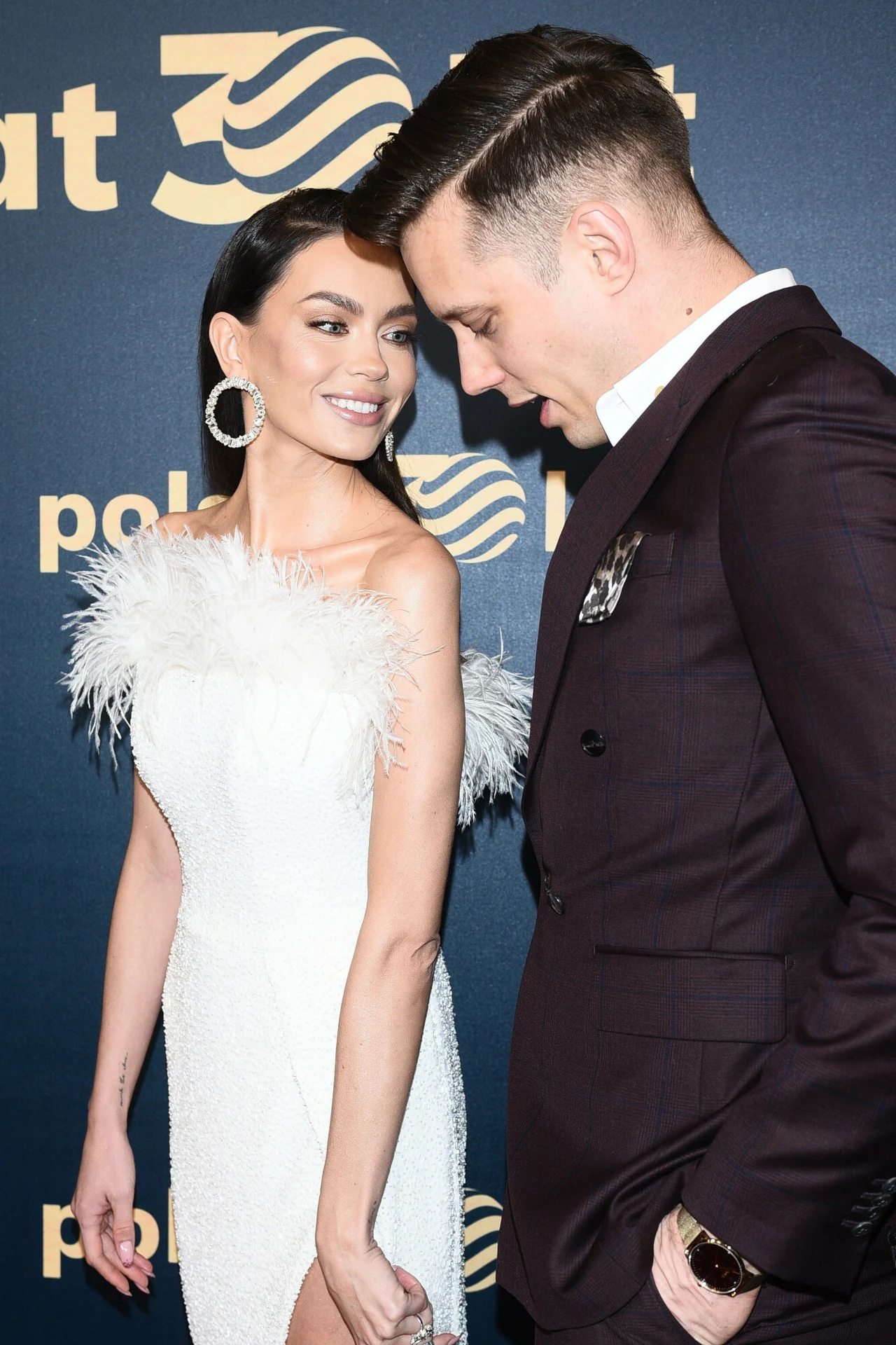 Edyta Zając i Michał Mikołajczak na gali 30-lecia Polsatu