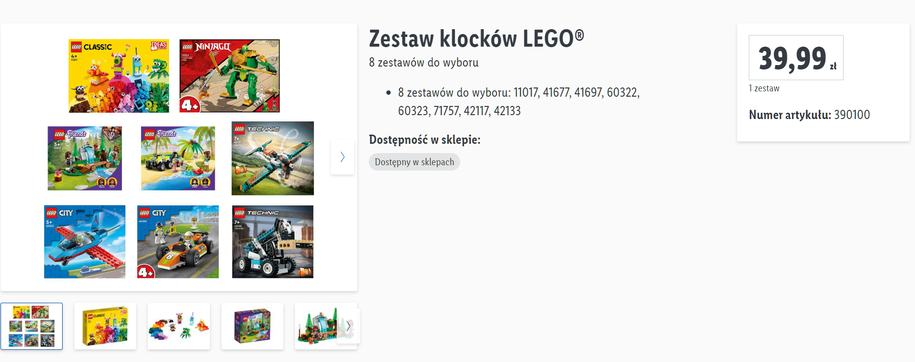 zestaw lego lidl