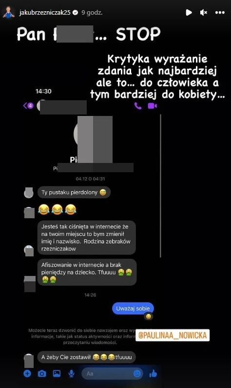 Jakub Rzeźniczak, Paulina Nowicka Jakub Rzeźniczak, Paulina Nowicka