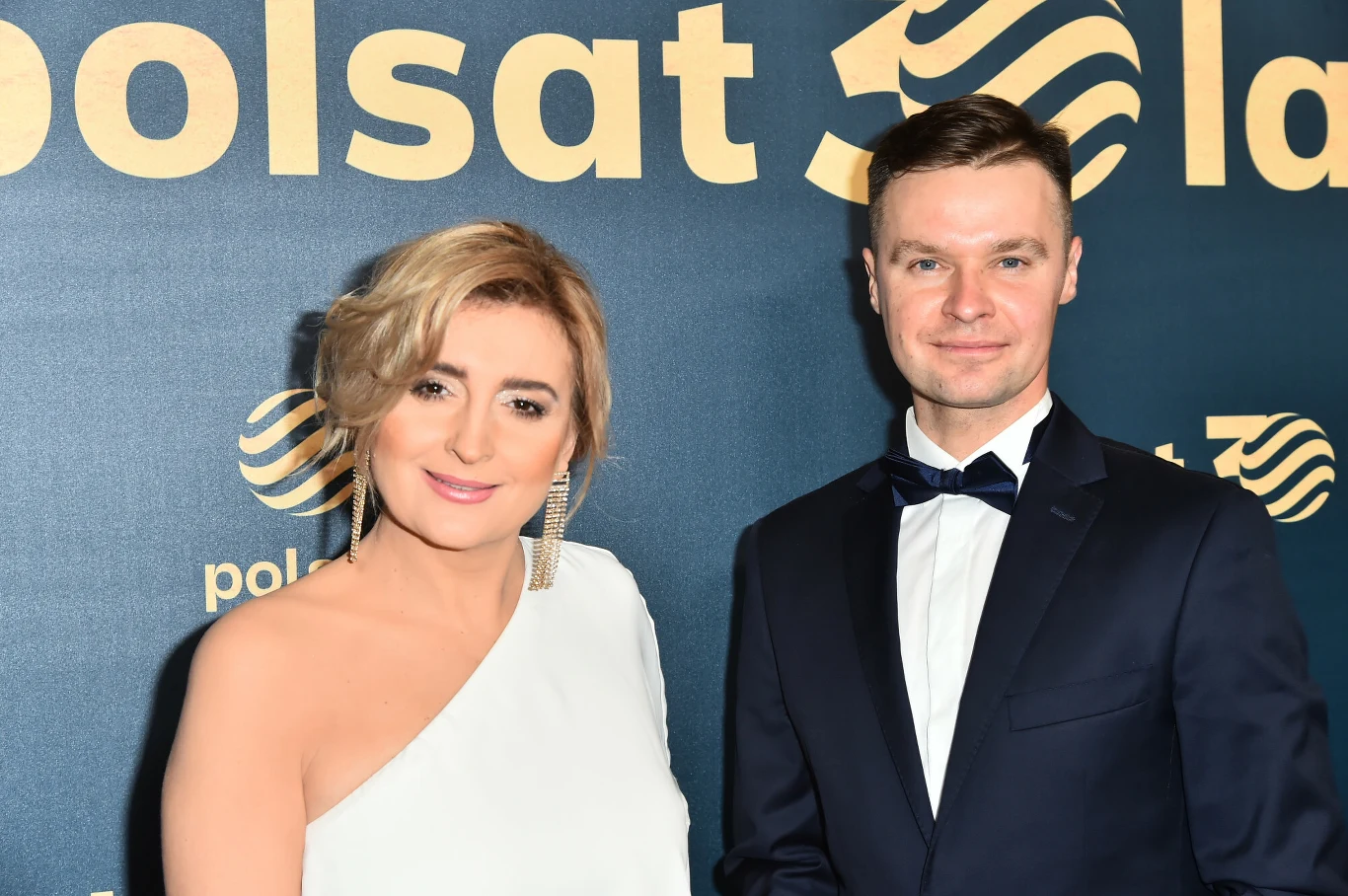 Daria Kwiecień, prezenterka Wydarzeń24 oraz Piotr Kuśmierzak, reporter Polsat News
