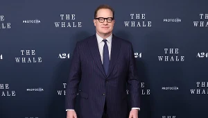 Brendan Fraser na premierze filmu "Wieloryb"