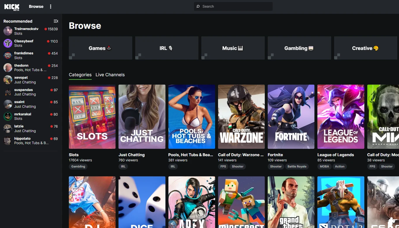 Kick.com - nowa platforma do streamowania. Co niej wiemy? Zarobki, streamerzy, popularność Kick.com - nowa platforma do streamowania. Co niej wiemy? Zarobki, streamerzy, popularność