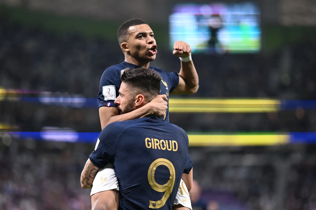 Kylian Mbappe i Olivier Giroud (Francja) Kylian Mbappe i Olivier Giroud (Francja)