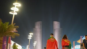 Kibice podczas mundialu w Katarze