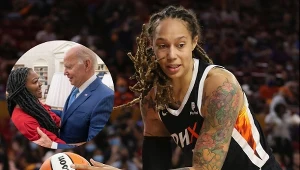 Brittney Griner i Joe Biden