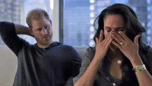 Kadr z serialu "Harry i Meghan"