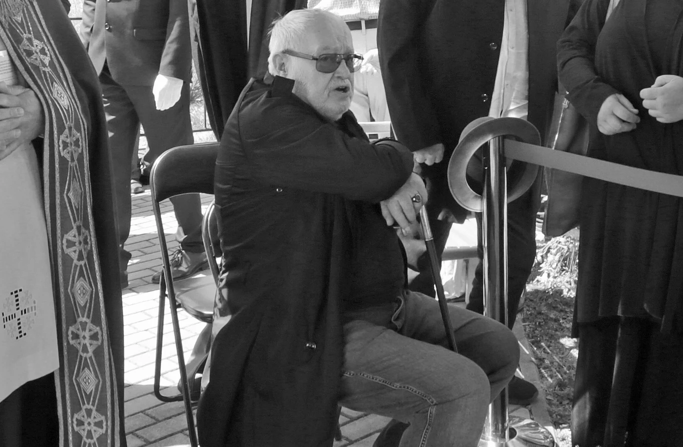 Jan Nowicki na cmentarzu Jan Nowicki na cmentarzu