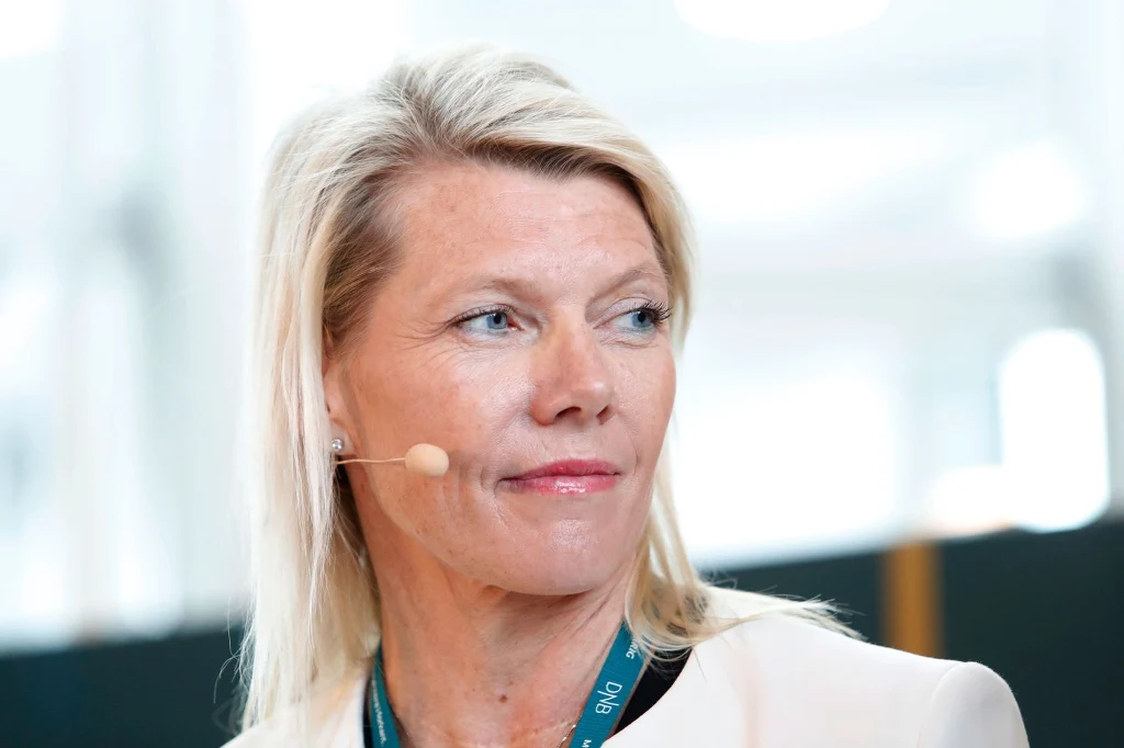 Kjerstin Elisabeth Rasmussen Braathen, prezes norweskiego Den Norske Bank (DNB) ASA Kjerstin Elisabeth Rasmussen Braathen, prezes norweskiego Den Norske Bank (DNB) ASA