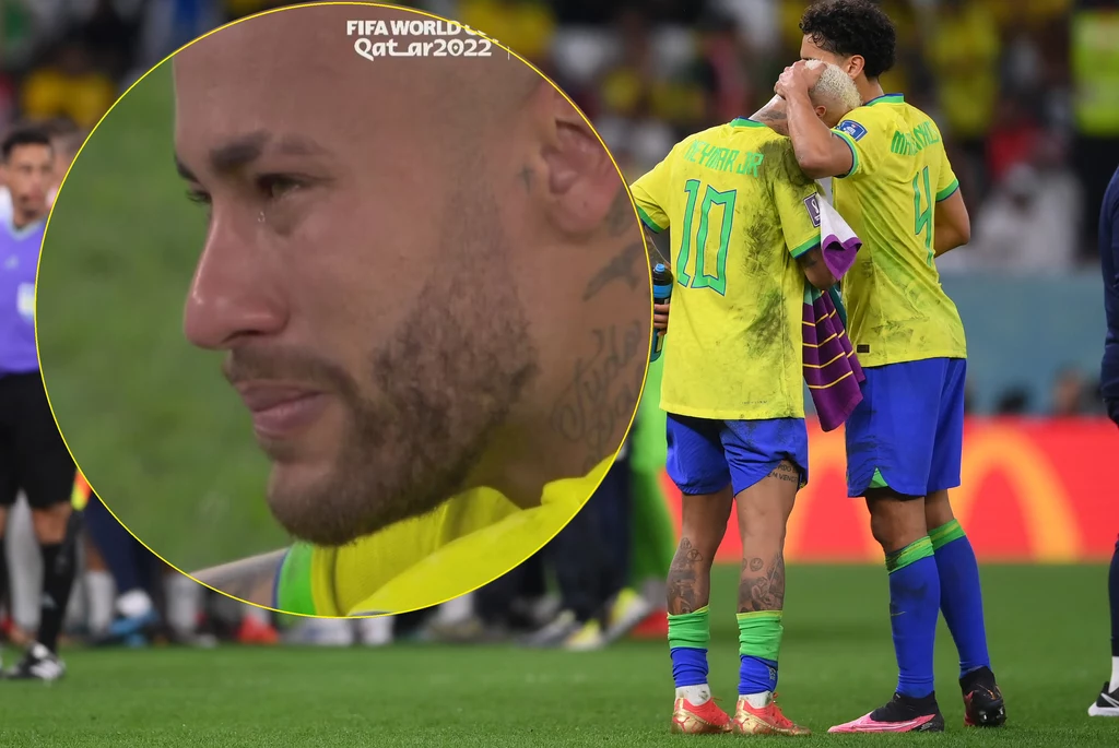 Neymar i spółka załamani po porażce z Chorwacją na mistrzostwach świata w Katarze Neymar i spółka załamani po porażce z Chorwacją na mistrzostwach świata w Katarze