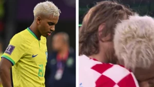 Luka Modrić w piękny sposób pocieszył płaczącego Rodrygo po zakończeniu meczu Chorwacja - Brazylia